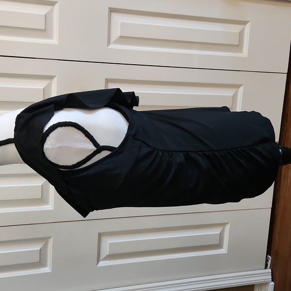 YONIQUE, NWT, Women's Top, Bathing suit, Black Size 18 W - Picture 3 of 10